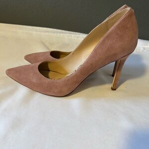 Sam Edelman Blush Suede Heels